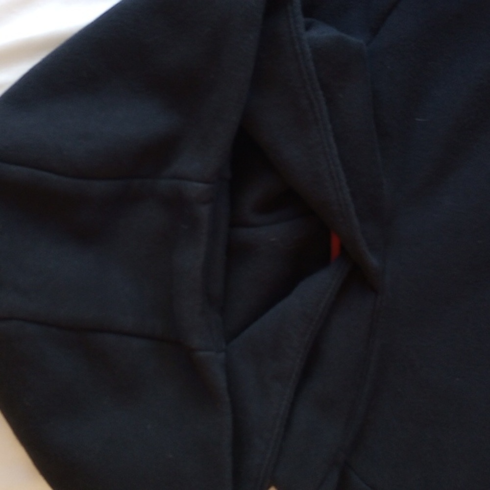 Nike Air Jumpman Logo Hoodie Pullover Sweatshirt Youth XL Black White - Picture 4 of 7